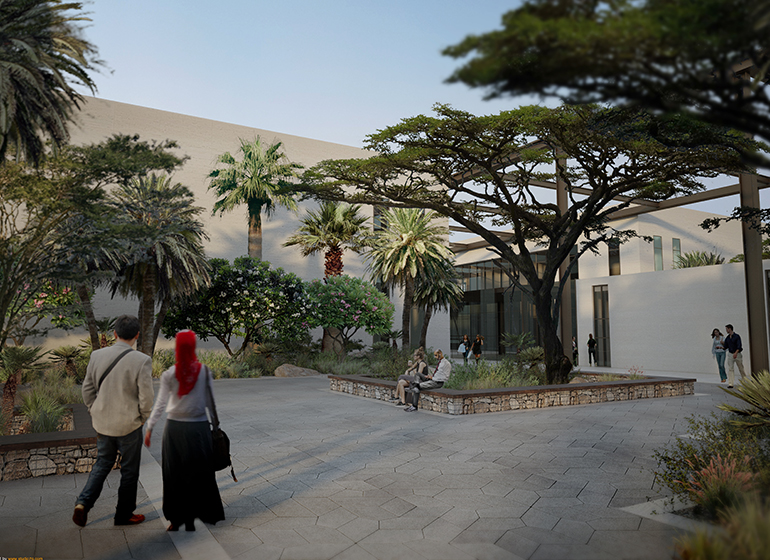 costal village walking area