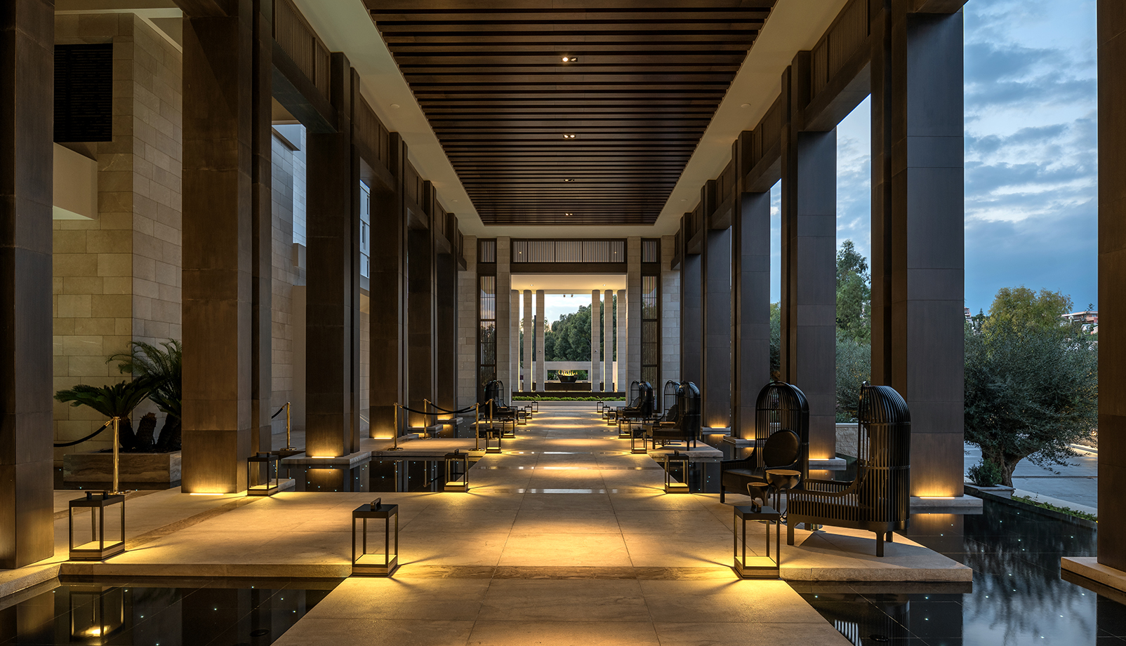 Amara Hotel & Residences entrance atrium