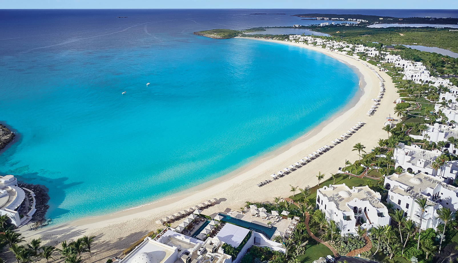 Cap Juluca A Belmond Hotel beach coast flyover view