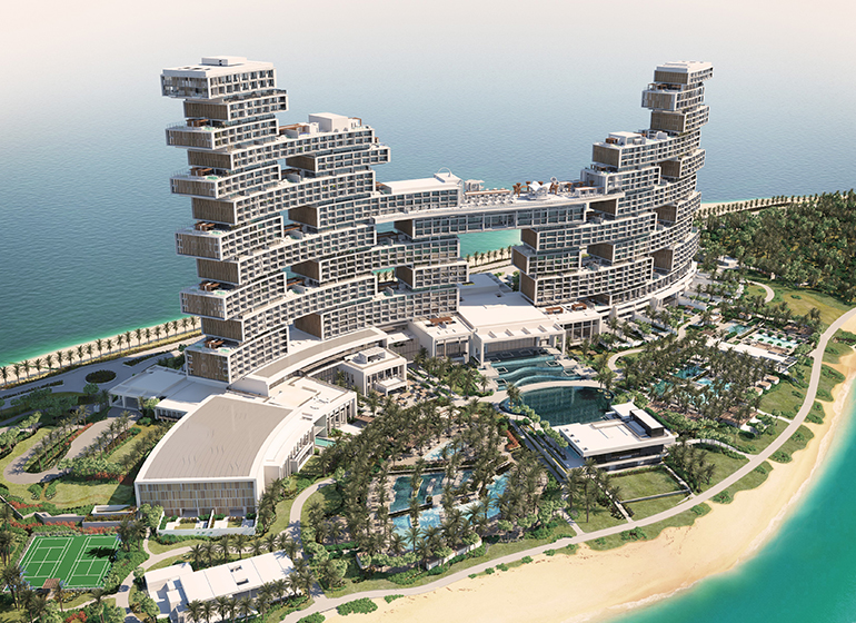 atlantis-dubai-10 Atlantis The Royal at Palm Jumeirah entire building overview