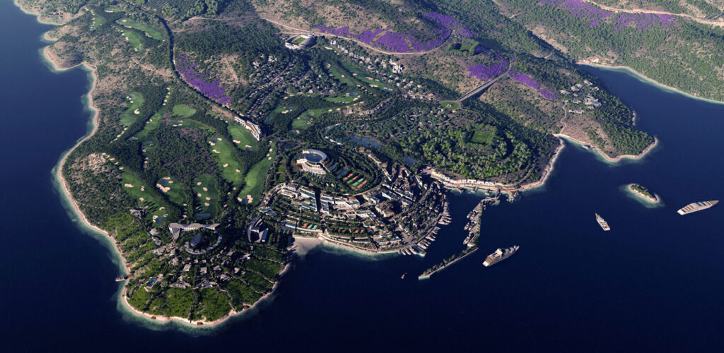 Croatian Dream Master Plan land overview of coast