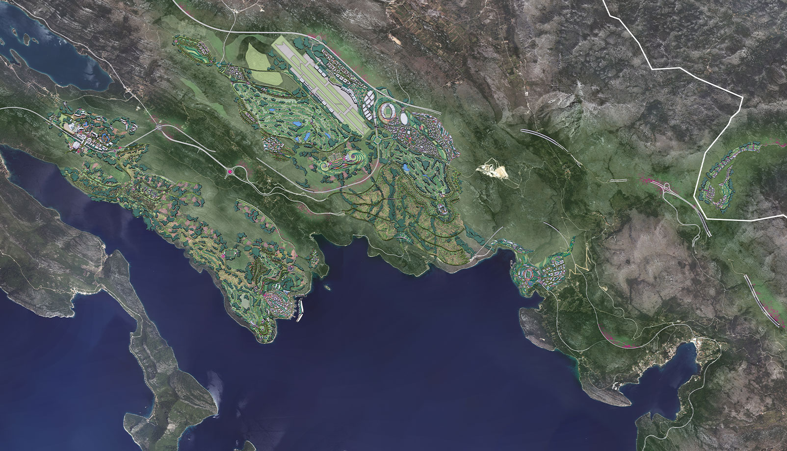 Croatian Dream Master Plan land overview